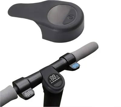 Produktbild von Silikonhülle (Case) für das Display für Ninebot ES1 / ES2 / ES4 E-Scooter - Farbe Schwarz