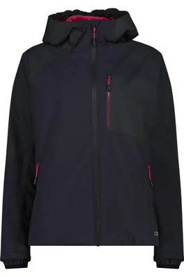 Immagine prodotto di Cmp Giacca Donna Fix Cappuccio Nero-Antracite Nero-Antracite 40