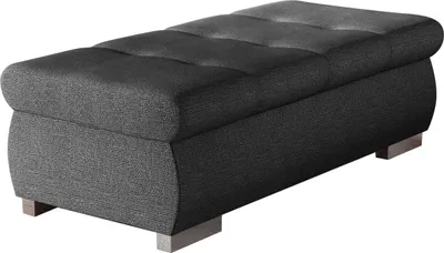 Produktbild von MIRJAN24 Polsterhocker Orkan Groß, Moderne Sitzhocker vom Hersteller, Holzkonstruktion, 120x60x39 cm (Farbe: Sicuro 80)