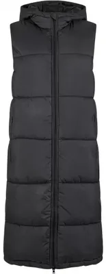 Obrázok produktu pre Dámska vesta Urban Classics Dámska dlhá vesta s kapucňou čierna - M
