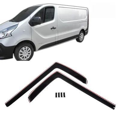 Image de GP Déflecteurs Deflecteurs D'Air Pour Renault Trafic Depuis 2014 2pcs, Aérodynamique, Montage Facile