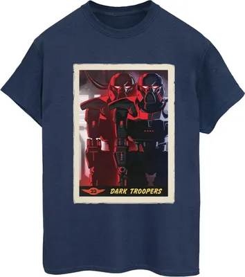 Produktbild von Star Wars - "The Mandalorian" T-Shirt für Damen BI45852 (3XL) (Marineblau)