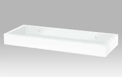 Produktbild von Bolicka -Wand mit erhöhten Kanten, MDF, Farbe weiße Matte, Verpackungsfolie - p -010 Gew.