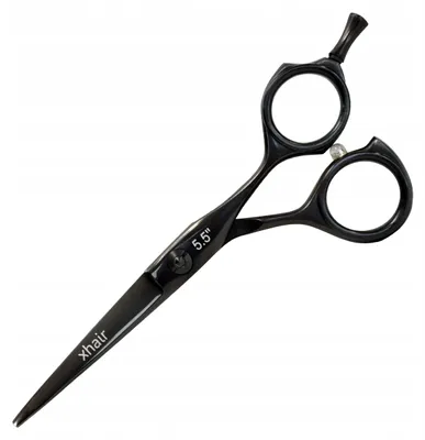 Produktbild von Friseurschere Xhair Sharp Black 5,5 Zoll Edelstahl TItanbeschichtung