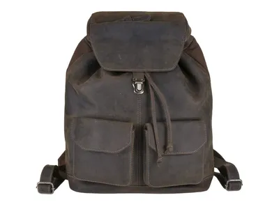Produktbild von Greenburry Rucksack Leder Vintage Revival Limited 32x36cm Damen Herren Backpack Daypack braun antik tobacco 1929-22