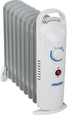 Zdjęcie produktu dla Mesko Home MS7805, Podgrzewacz elektryczny pomieszczeń na olej, Olej, Wewnętrzna, Biały, 1000 W, 230 V