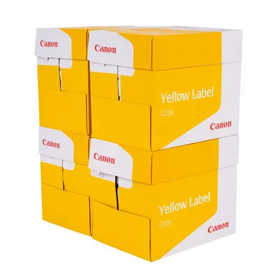 Immagine prodotto di Canon - Yellow Label Copy - 10.000 fogli - Carta per fotocopie e stampanti - A4 - 80 g/m² - PEFC - Spessore 102 µm - Grado di bianco 150