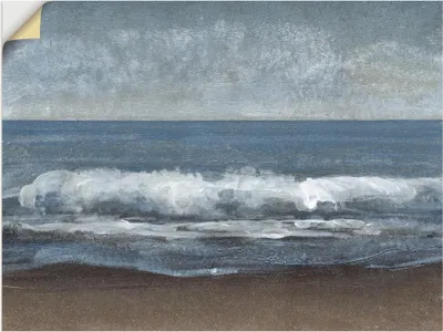 Produktbild von ARTland Wandbild, selbstklebend Schleichendes Grau I Größe: 80x60 cm
