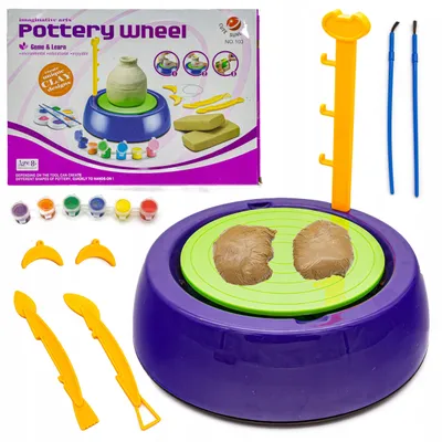 Produktbild von DK Kreatives Keramikrad Set für Kinder Bastelset