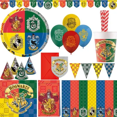 Produktbild von Harry Potter XL Partyset Kindergeburtstag Geburtstag Partydeko