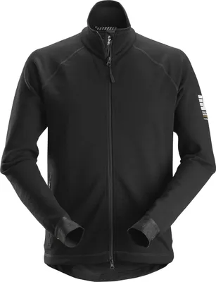 Produktbild von Snickers Workwear AllroundWork Midlayer Woll Arbeitsjacke schwarz-3XL
