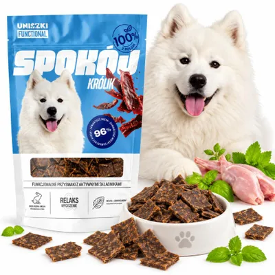 Obrázok produktu pre UNISZKI Spokoj – pochúťka pre upokojenie králika, 90 g