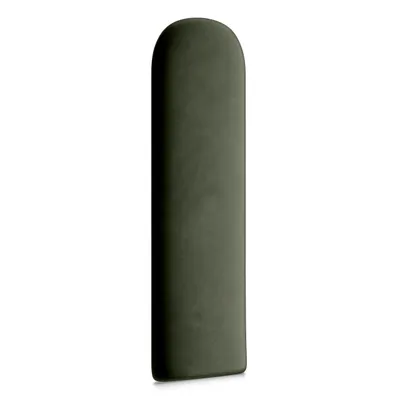 Produktbild von Polsterpaneel ovales WANDPOLSTER Wandkissen Bettkopfteil Wandpaneel Khaki 30 cm x 80 cm