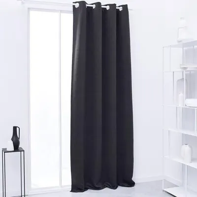 Produktbild von Verdunkelungsvorhang, Ösen, Anthrazitgrau, 140x240 cm, Today Essential, Polyester