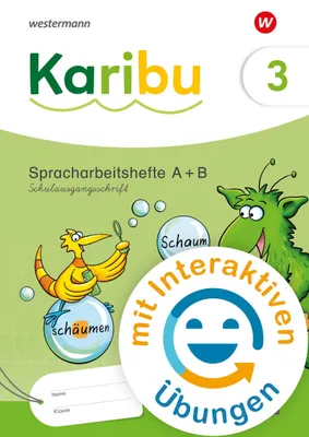 Produktbild von Karibu. Spracharbeitshefte 3 Schulausgangsschrift mit interaktiven Übungen