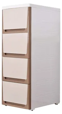 Image de Armoire de rangement avec 4 étagères, idéale pour différents espaces