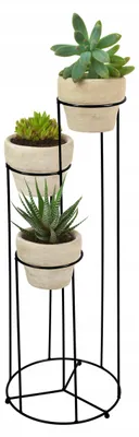 Produktbild von Framado Torre Metall-Pflanzenständer Loft für 3 Töpfe