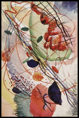 Immagine prodotto di Poster 61x91,5 cm Stampa acquerello, Wassily Kandinsky Vintage do Salonu
