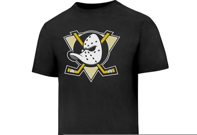 Produktbild von NHL T-Shirt Anaheim Mighty Ducks Club schwarz 47 Brand Eishockey Logo M