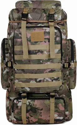 Produktbild von Wanderrucksack, große Kapazität, strapazierfähiges Canvas-Material, Farbe 1