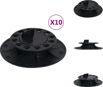 Obrázek produktu pro vidaXL nastavitelné podstavce 10 ks 25-40 mm - Podlahy a koberce