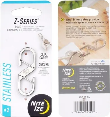 Obrázok produktu pre Nite Ize – Dvojitá karabína Z-Series – oceľová