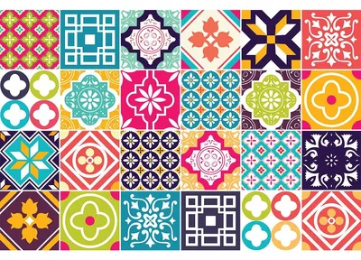 Produktbild von Wandaufkleber – Selbstklebende Fliesenaufkleber für Küche und Bad – 24 Ruviona Fliesenaufkleber – 24 Aufkleber 15 x 15 cm