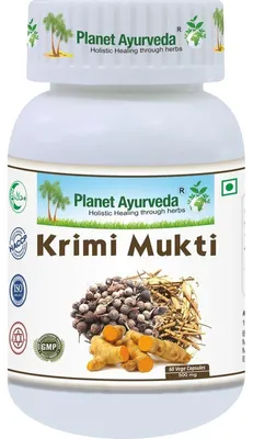 Zdjęcie produktu dla Krimi mukti – Pasożyty, Trawienie – 500 mg, 60 kapsułek