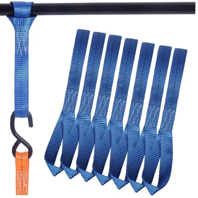 Obrázok produktu pre Nylonové popruhy, 8 kusov, modrej farby, dĺžka 30 cm, nosnosť 680 kg