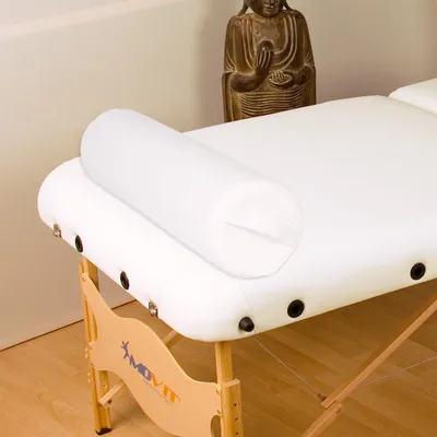 Obrázek produktu pro Polštář pro masážní stůl bílý 68 cm válec