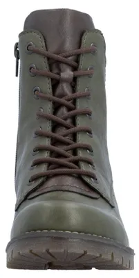 Produktbild von Rieker Damen Stiefelette gesteppter Einstieg Biker Boots 79521, Größe:38 EU, Farbe:Grün
