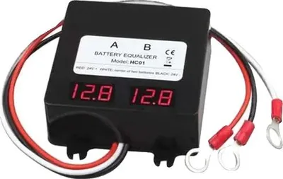 Produktbild von Batterieausgleich, Spannungsbalancer, Schutzfunktionen, 24V mit Display