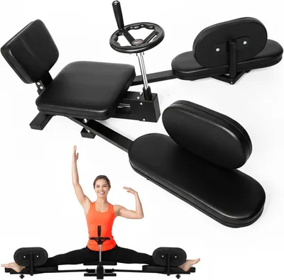 Productafbeelding van Beenstretcher - Beenspreider Trainer - Flexibiliteit Verbeteren - Tot 180 Graden - 150 kg Capaciteit - Zwart
