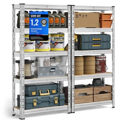 Produktbild von SONGMICS Schwerlastregal, 30 x 75 x 150 cm, bis 875 kg belastbar – Größe 150 x 75 x 30 cm