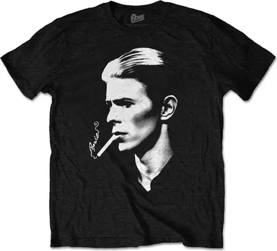 Produktbild von David Bowie Smoke Black S T-Shirt