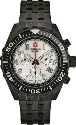 Produktbild von Swiss Alpine Military Herren Uhr Chrono 7076.9172SAM Edelstahl