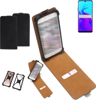 Produktbild von K-S-Trade Handyhülle Schutzhülle kompatibel mit Blackview A80 Hülle Case Cover Flip Style Bumper schwarz 1x