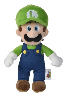 Produktbild von Nintendo Luigi Plüschfigur, 30 cm, kuschelweich