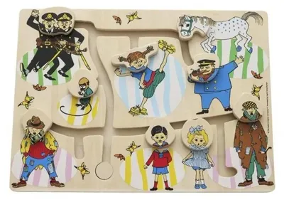 Obrázok produktu pre Drevená vzdelávacia bludisko puzzle Pippi