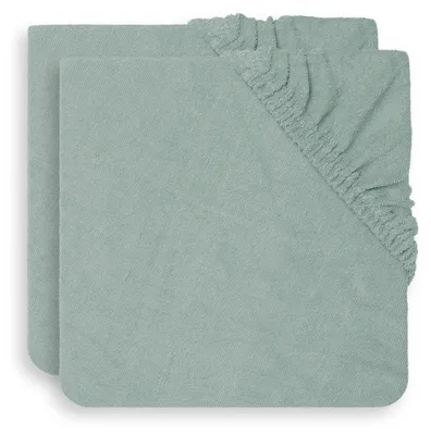 Produktbild von Wickelauflagenbezug Frottee 50x70 cm - Ash Green - 2 Stück