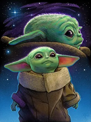 Produktbild von Malen nach Zahlen Diamond Painting Baby Yoda: Kreatives Malen, 30x40cm