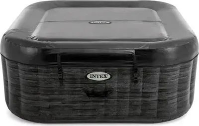 Produktbild von Intex Pure Spa Greystone Deluxe Whirlpool Quadratisch Grau 4 Personen