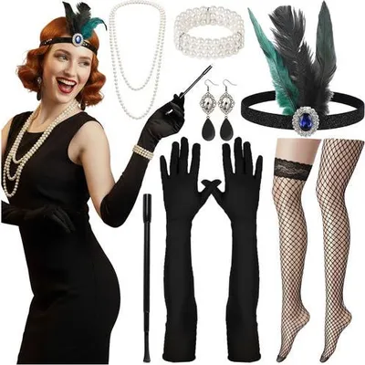 Immagine prodotto di Costume da donna - Set da 9 pezzi Ruhhy 26273
