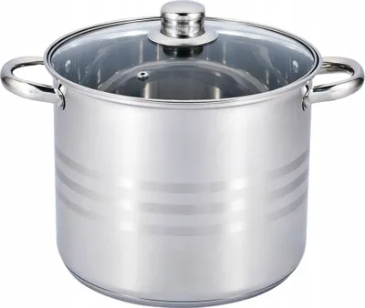 Produktbild von Edenberg Edelstahl Topf Hoch 6,8L mit Deckel Induktion