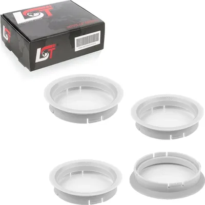 Produktbild von 4x Zentrierringe Weiß Alufelgen Ø 63,3 mm - 56,1 mm für Saab für Opel für Volvo
