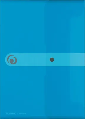 Produktbild von Herlitz Dokumententasche 11206687 DIN A4 PP transparent blau