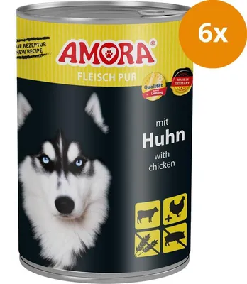 Immagine prodotto di AMORA Dog Fleisch Pur Adult Huhn 400g