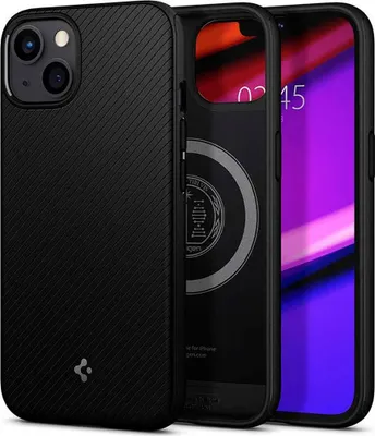 Produktbild von Spigen Mag Armor, Cover, Apple, iPhone 13 mini (5.4-inch) 2021, 13,7 cm (5.4"), Schwarz