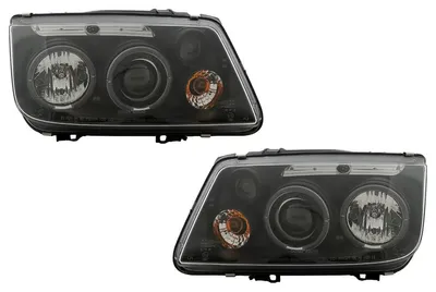 Imagen del producto de Faros delanteros "Angel Eyes" para VW Bora, modelo de 09.1998 a 07.2005, color , con tecnología halógena.