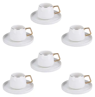 Immagine prodotto di Set di tazze da caffè Karaca Saturn per 6 persone, 90 ml, oro